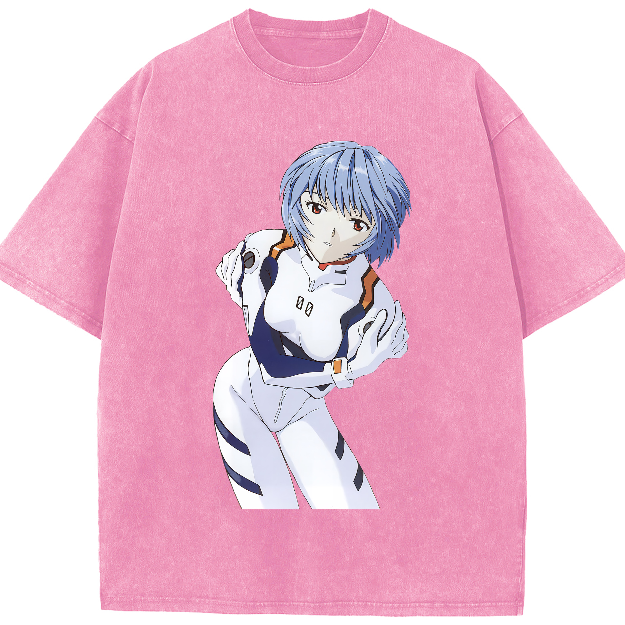 （画像用） EVA 新世紀エヴァンゲリオン 綿100% ヴィンテージ風 半袖Tシャツ（フロントプリント）